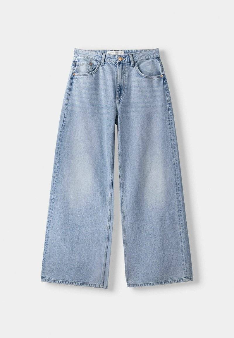 Bershka Bershka WIDE-LEG - Relaxed fit jeans Sonderangebot der Fabrik