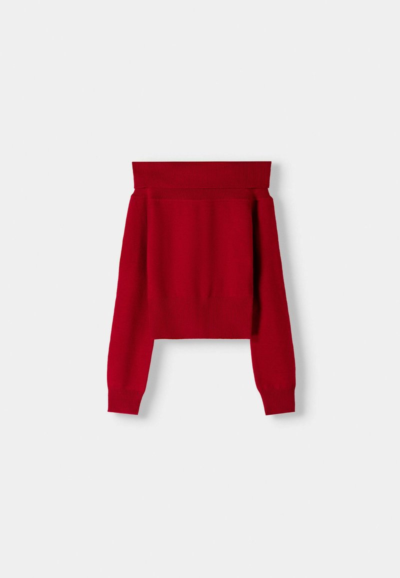 Bershka Bershka Jumper - red Super Rabatt
