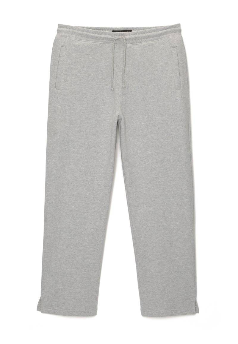PULL&BEAR PULL&BEAR WIDE JOGGERS - Tracksuit bottoms - light grey Riesige Rabatte