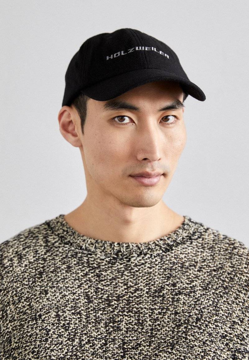 Holzweiler Holzweiler SONNET CRACKED LOGO UNISEX - Cap - black Schlussverkauf