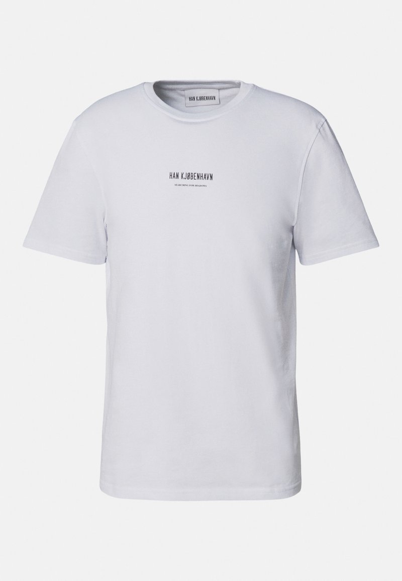 Han Kjøbenhavn Han Kjøbenhavn SHADOWS MOON REGULAR TEE UNISEX - Print T-shirt - white Blitzverkäufe