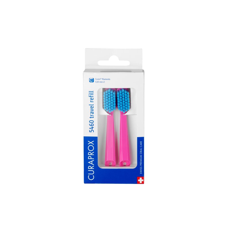 Curaprox Curaprox CS 5460 REFILL FOR TRAVEL SET - Dental care tool - pink Online Shopping