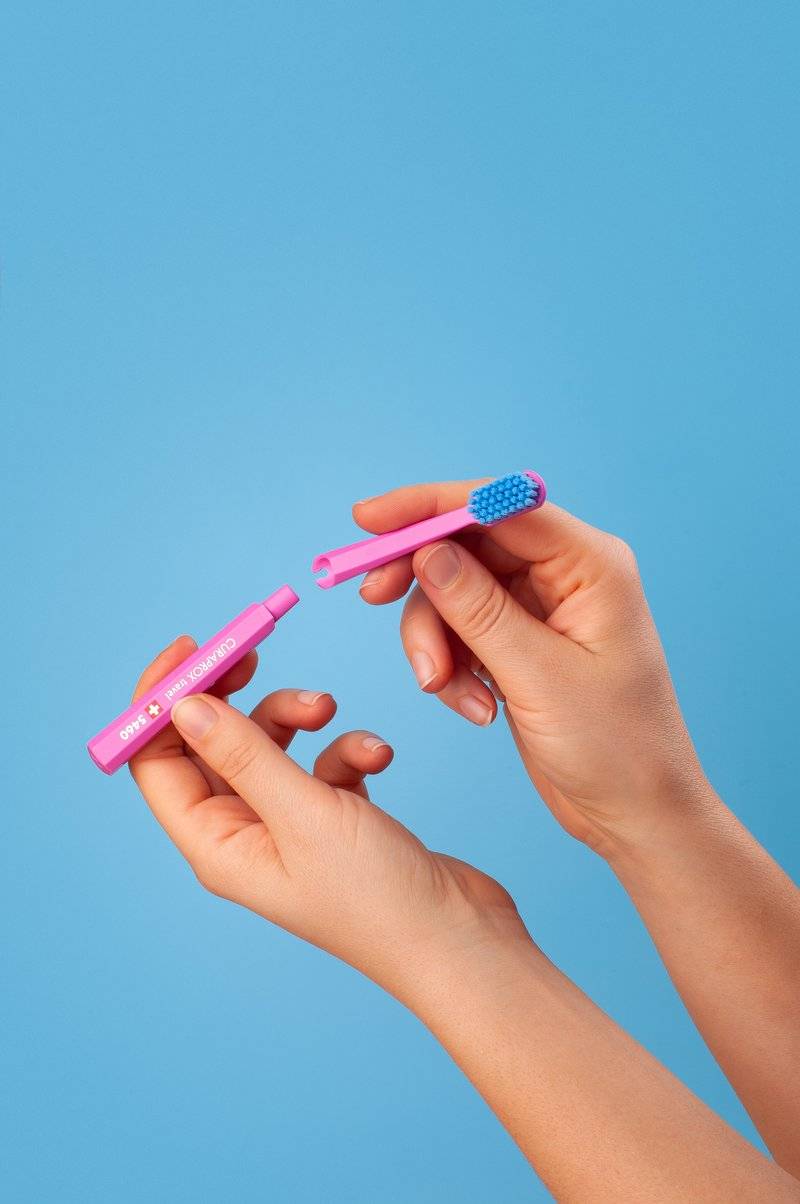 Curaprox Curaprox CS 5460 REFILL FOR TRAVEL SET - Dental care tool - pink Online Shopping