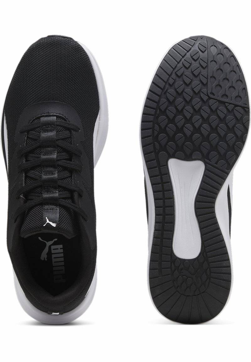 Puma Puma NIGHT RUNNER - Stability running shoes - black white zollfrei