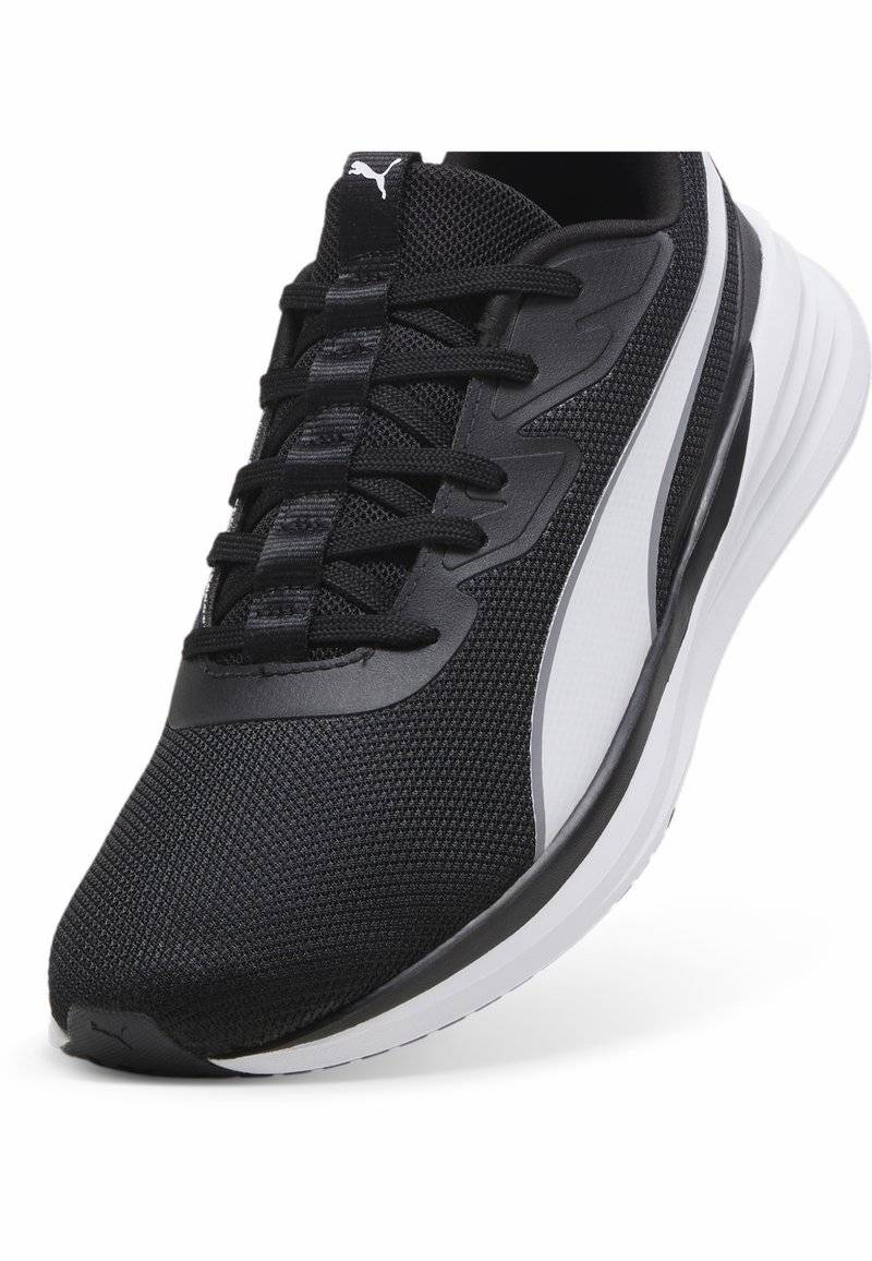 Puma Puma NIGHT RUNNER - Stability running shoes - black white zollfrei