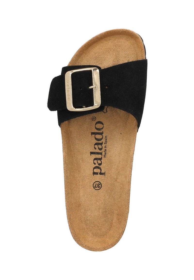 Palado Palado MALTA EGS - Mules - schwarz velours Schlussverkauf
