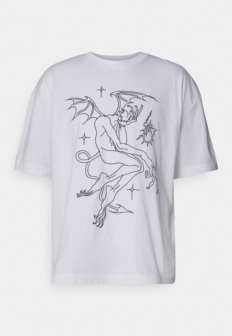 Études Études SPIRIT GUARDIAN UNISEX - Print T-shirt - white Große Rabatte