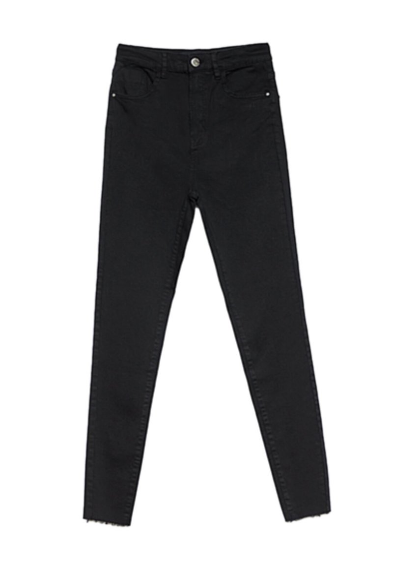 Stradivarius Stradivarius MIT SUPERHOHEM - Jeans Skinny Fit - black Tiefpreis