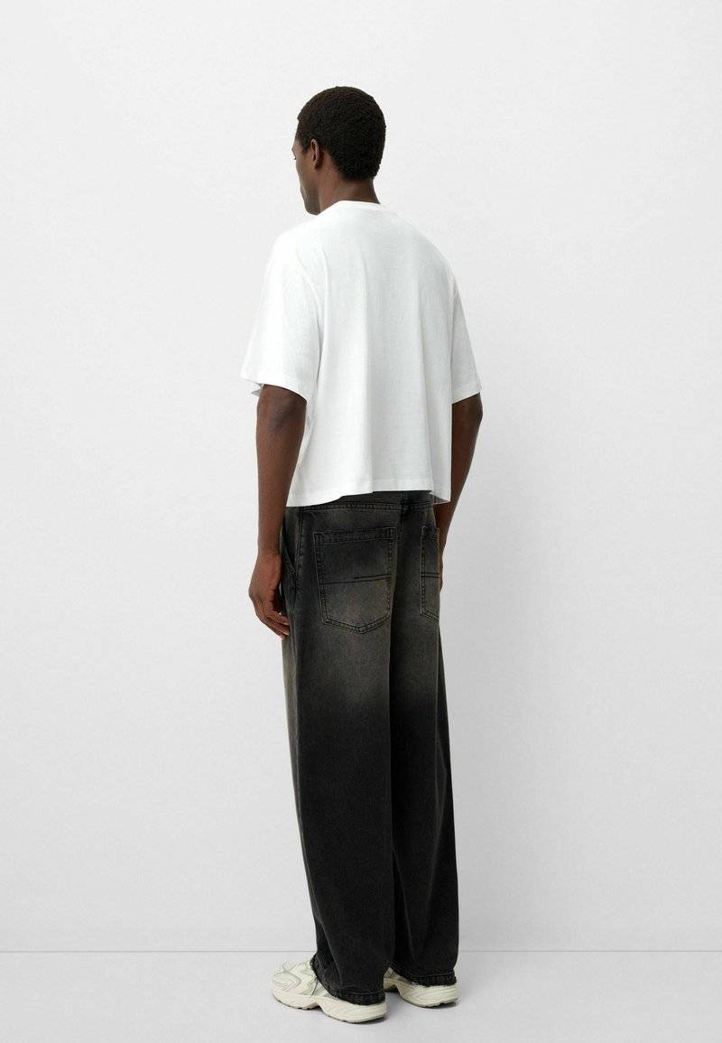 Bershka Bershka Relaxed fit jeans - black denim Super Sparpreis