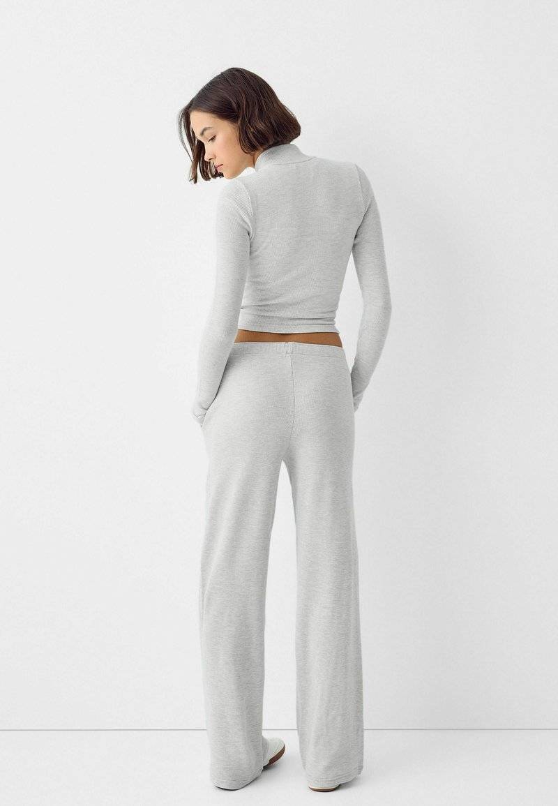 Bershka Bershka LONG SLEEVE - Cardigan - mottled grey Neueste Stile