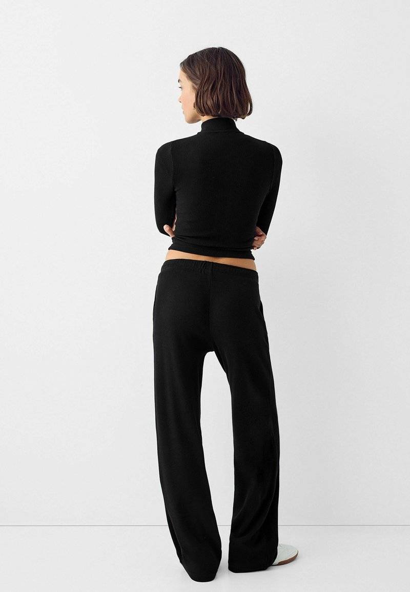 Bershka Bershka LONG SLEEVE - Cardigan - black 50% Rabatt mit kostenlosem Versand