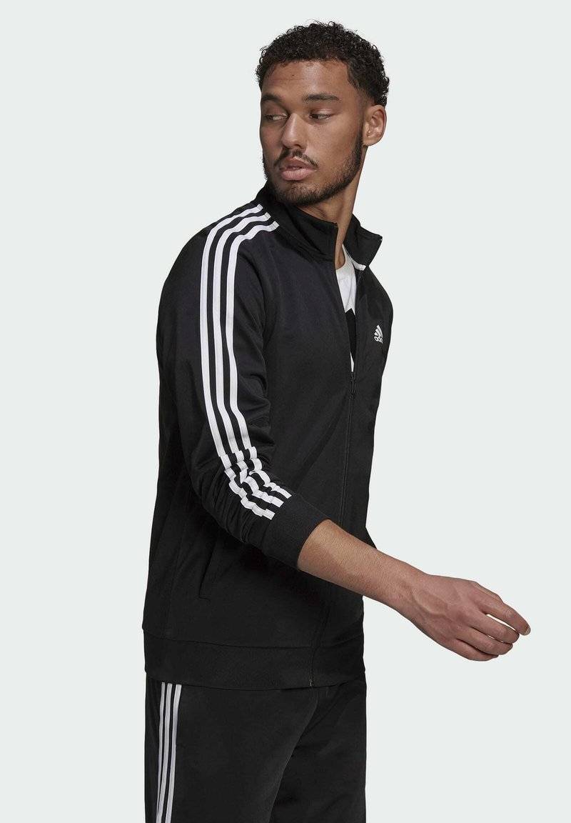 adidas Sportswear adidas Sportswear ESSENTIALS WARM-UP REGULAR 3-STRIPES - Training jacket - black Lagerräumung