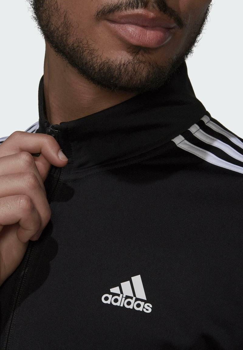 adidas Sportswear adidas Sportswear ESSENTIALS WARM-UP REGULAR 3-STRIPES - Training jacket - black Lagerräumung