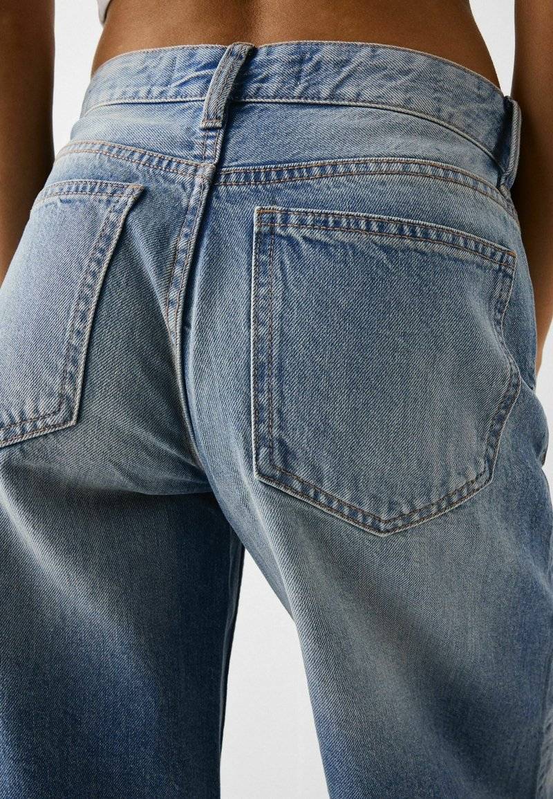 Bershka Bershka WIDE-LEG - Relaxed fit jeans Begrenzte Freigabe