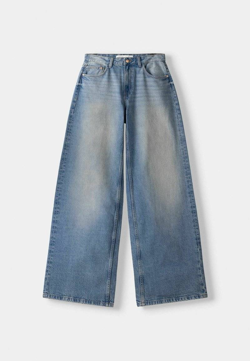Bershka Bershka WIDE-LEG - Relaxed fit jeans Begrenzte Freigabe