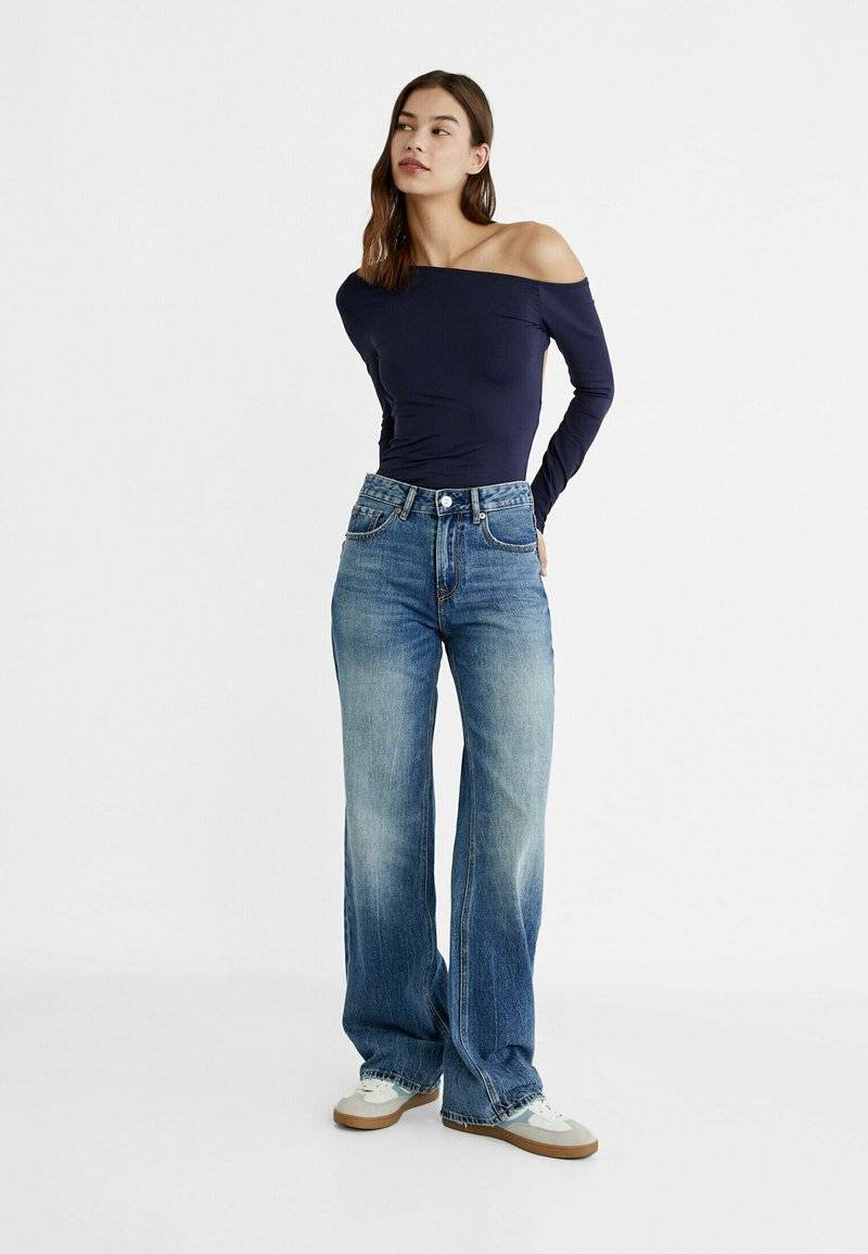 Stradivarius Stradivarius Straight leg jeans - blue Letzter Tag