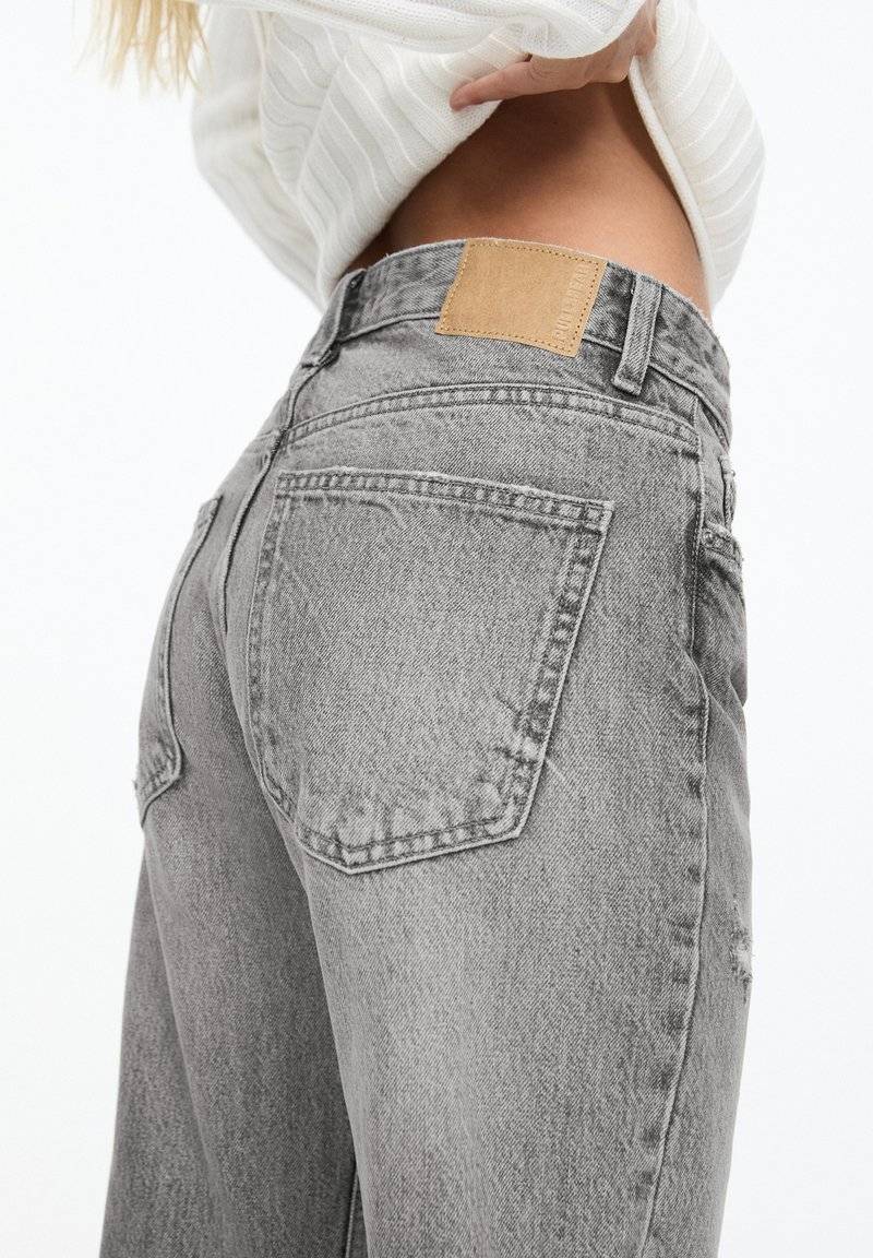 PULL&BEAR PULL&BEAR MID - Straight leg jeans - grey Discount Store für neue Produkte