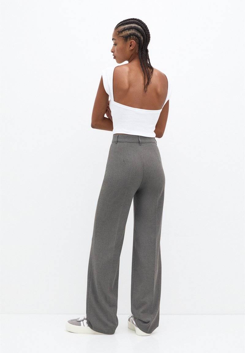 PULL&BEAR PULL&BEAR SMART SEAMED - Trousers - grey Clearance-Verkauf