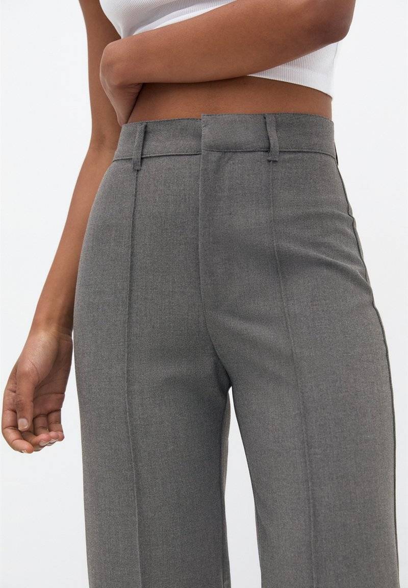 PULL&BEAR PULL&BEAR SMART SEAMED - Trousers - grey Clearance-Verkauf