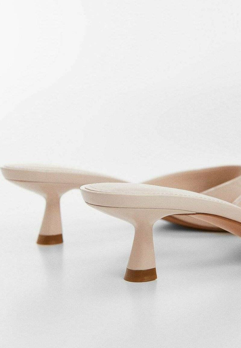 Mango Mango LOW - Heeled mules - nude Cyber Monday