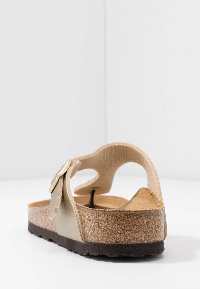 Birkenstock Birkenstock GIZEH BF REGULAR - Slippers - gold Weihnachtsangebot