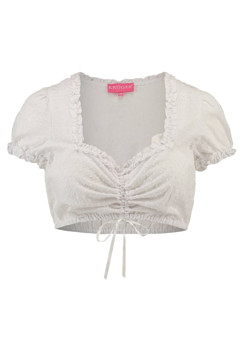 Krüger Dirndl Krüger Dirndl Blouse - weiss Vierteljährliche Förderung