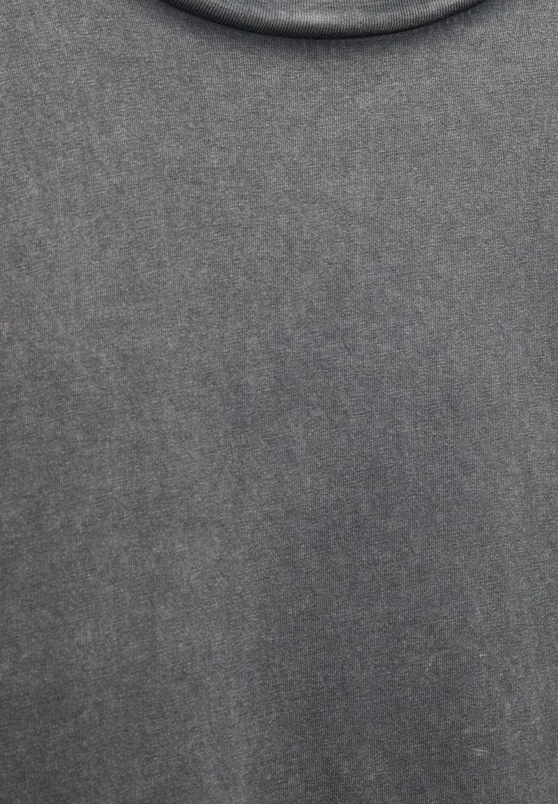 PULL&BEAR PULL&BEAR SHORT SLEEVE - Basic T-shirt - dark grey Riesige Rabatte