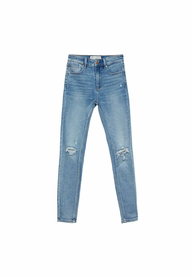 Stradivarius Stradivarius Jeans Skinny Fit - neon blue Fabrikladen