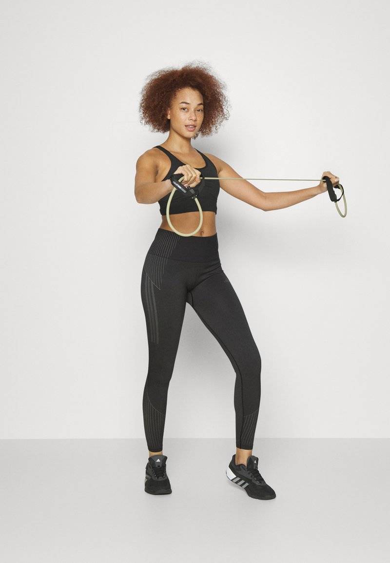 adidas Performance adidas Performance SEAMLESS BRANDED 7/8 - Leggings - black Heißer Verkauf