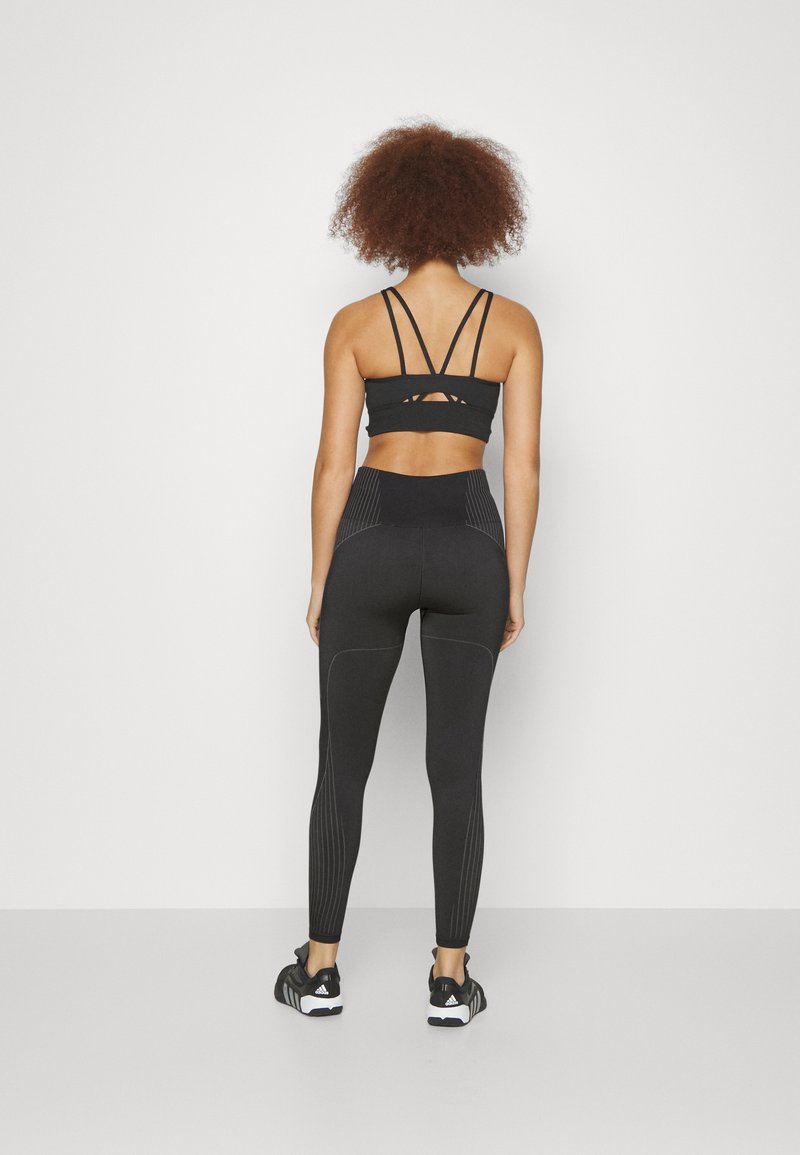 adidas Performance adidas Performance SEAMLESS BRANDED 7/8 - Leggings - black Heißer Verkauf