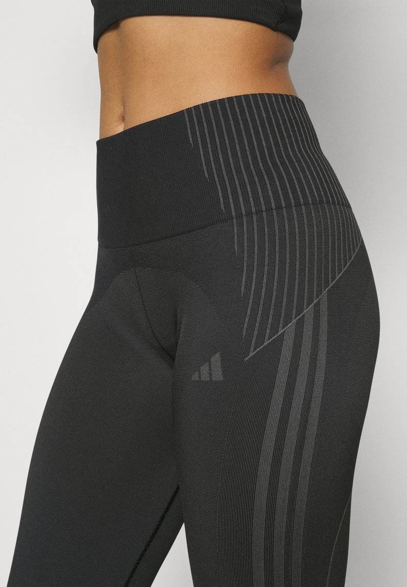 adidas Performance adidas Performance SEAMLESS BRANDED 7/8 - Leggings - black Heißer Verkauf