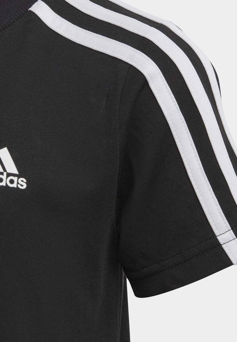 adidas Performance adidas Performance TEE UNISEX - Print T-shirt - black white Räumungsverkauf