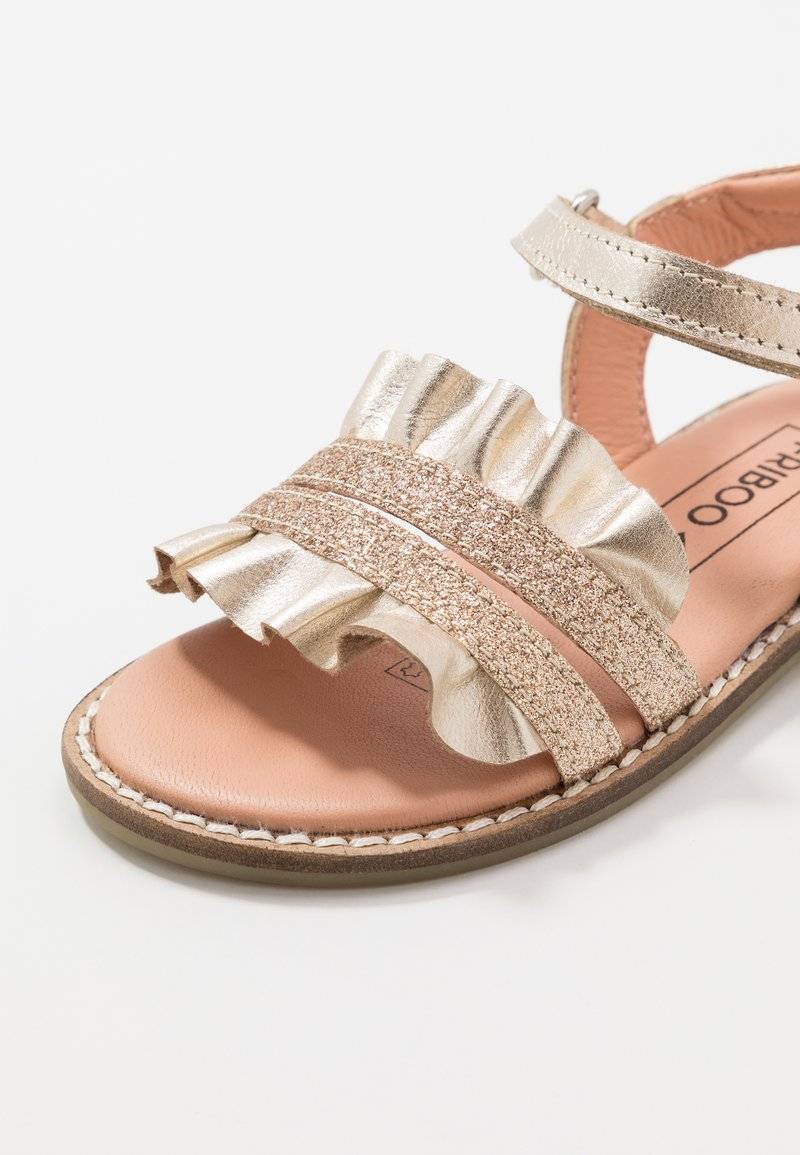 Friboo Friboo LEATHER - Sandals - gold Bis zu 65% Rabatt