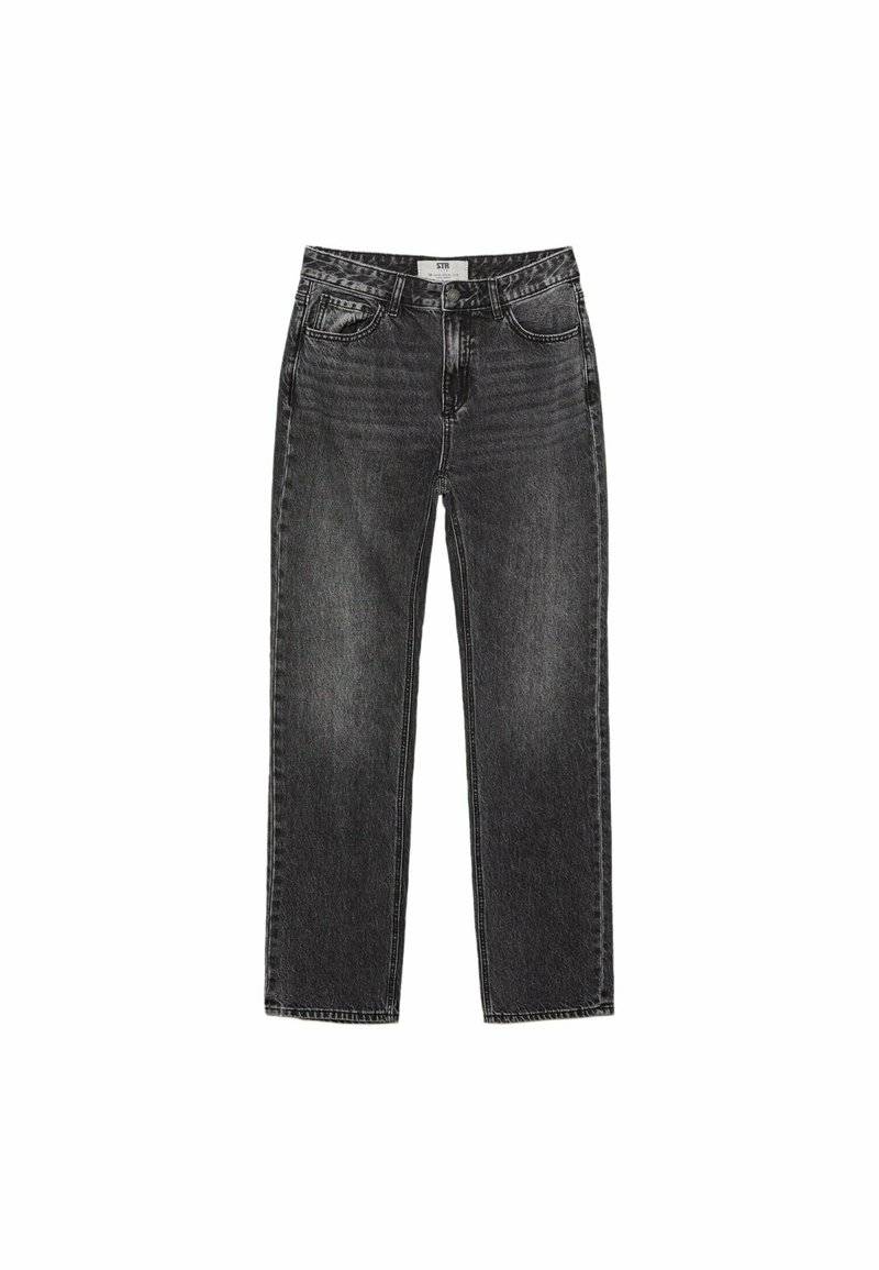 Stradivarius Stradivarius Straight leg jeans - dark grey Blitzangebot