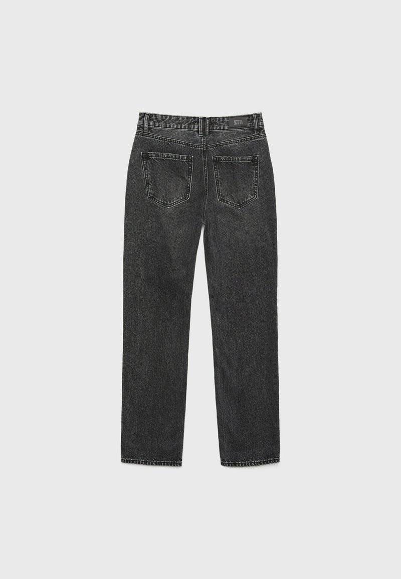 Stradivarius Stradivarius Straight leg jeans - dark grey Blitzangebot