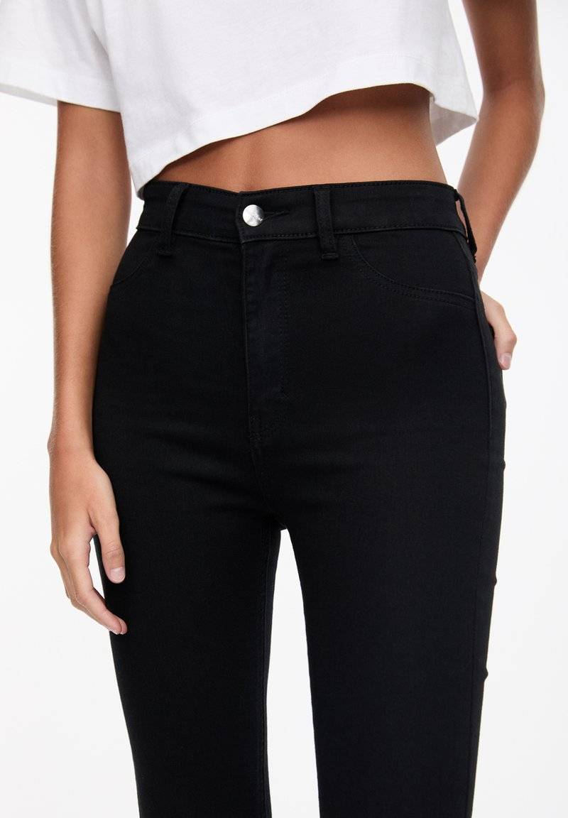 PULL&BEAR PULL&BEAR HIGH WAIST - Jeans Skinny Fit - black Bestseller