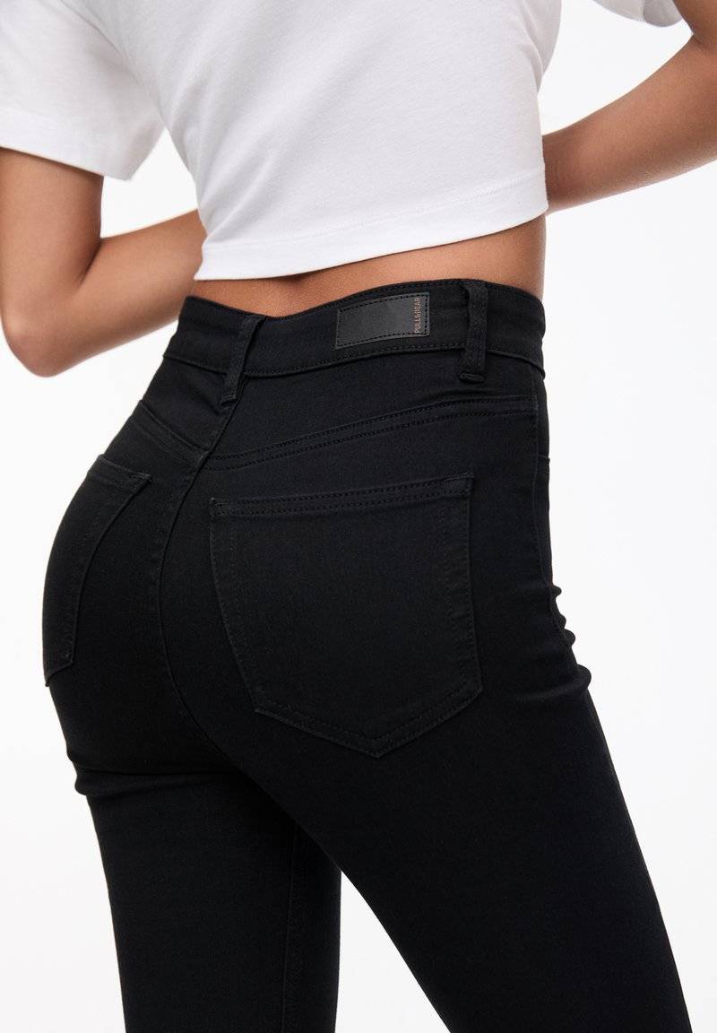 PULL&BEAR PULL&BEAR HIGH WAIST - Jeans Skinny Fit - black Bestseller