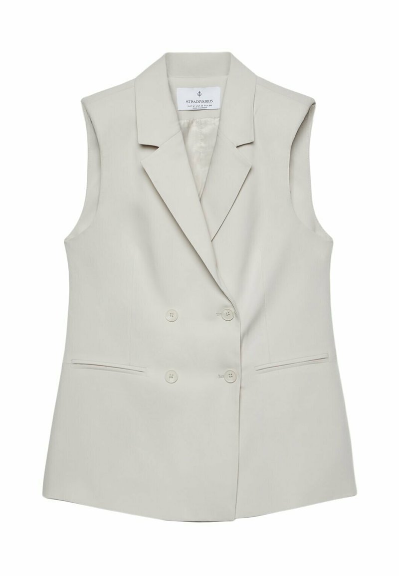 Stradivarius Stradivarius Waistcoat - white Saisonale Angebote