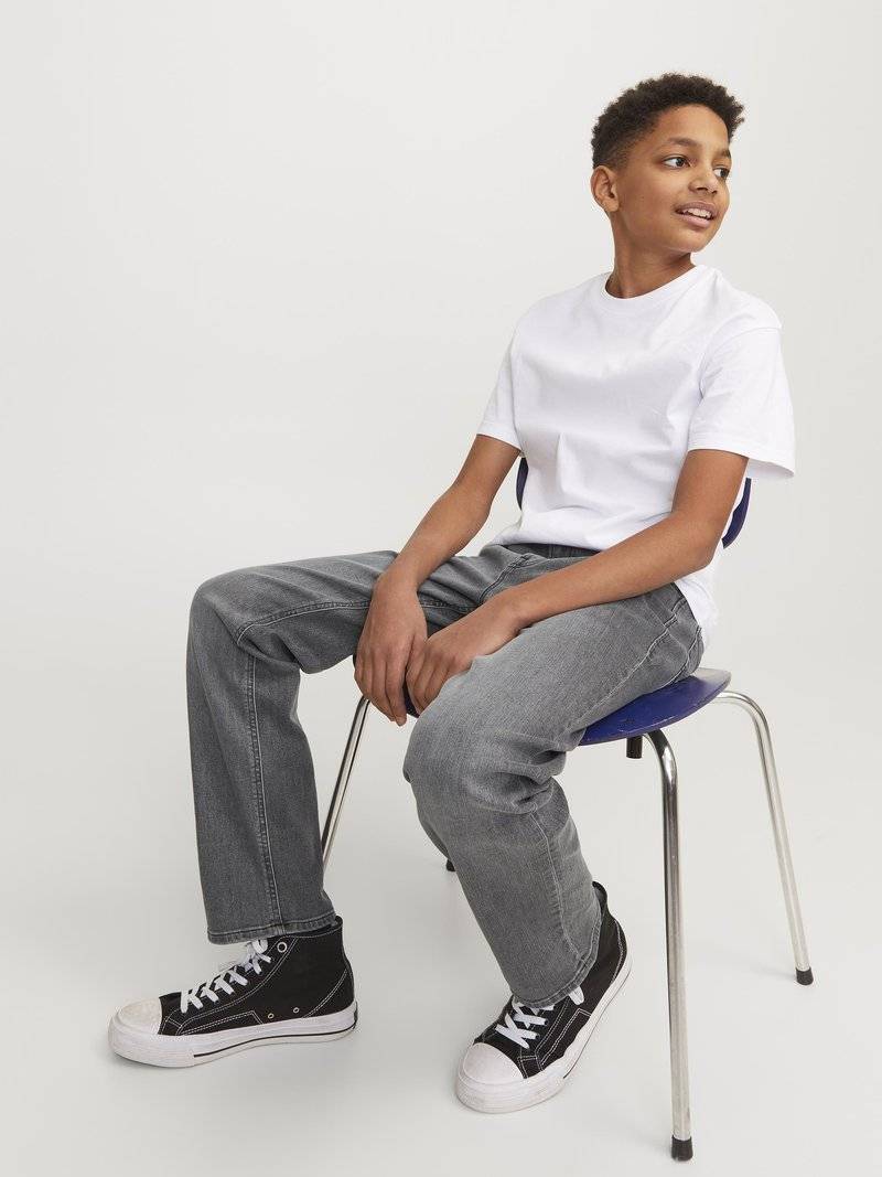 Jack & Jones Junior Jack & Jones Junior JJICLARK JJORIG - Straight leg jeans - grey denim Räumungsverkauf