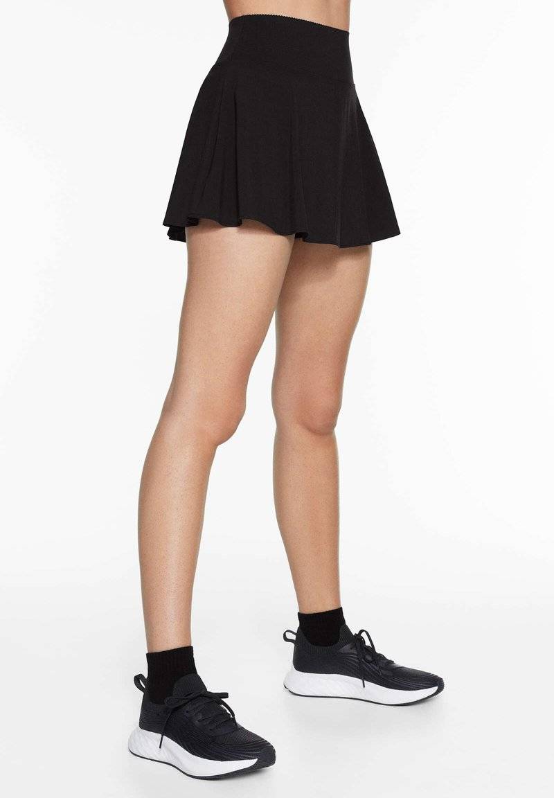 OYSHO OYSHO COMPRESSIVE - Sports skirt - black Sonderangebote