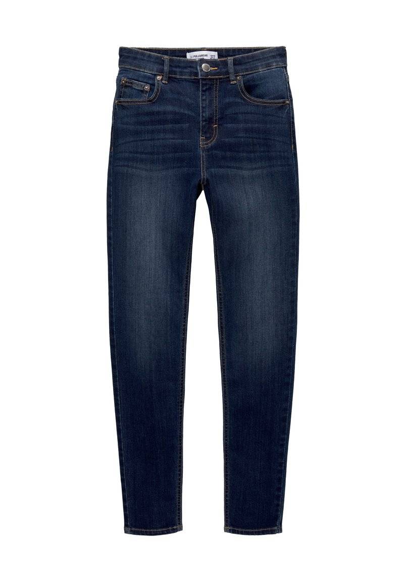 PULL&BEAR PULL&BEAR MID-RISE - Jeans Skinny Fit - dark blue Kostenlose Rückgabe