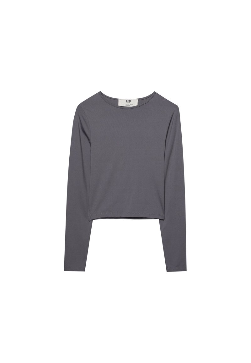 Stradivarius Stradivarius Long sleeved top - dark grey Letzte 2 Tage