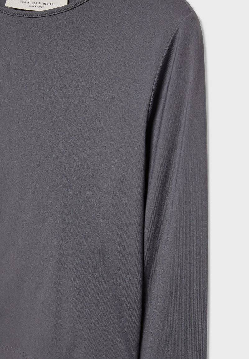 Stradivarius Stradivarius Long sleeved top - dark grey Letzte 2 Tage