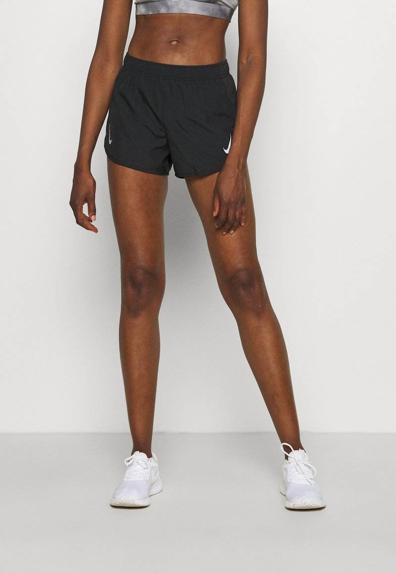 Nike Performance Nike Performance FAST TEMPO SHORT - Sports shorts - black Clearance-Verkauf