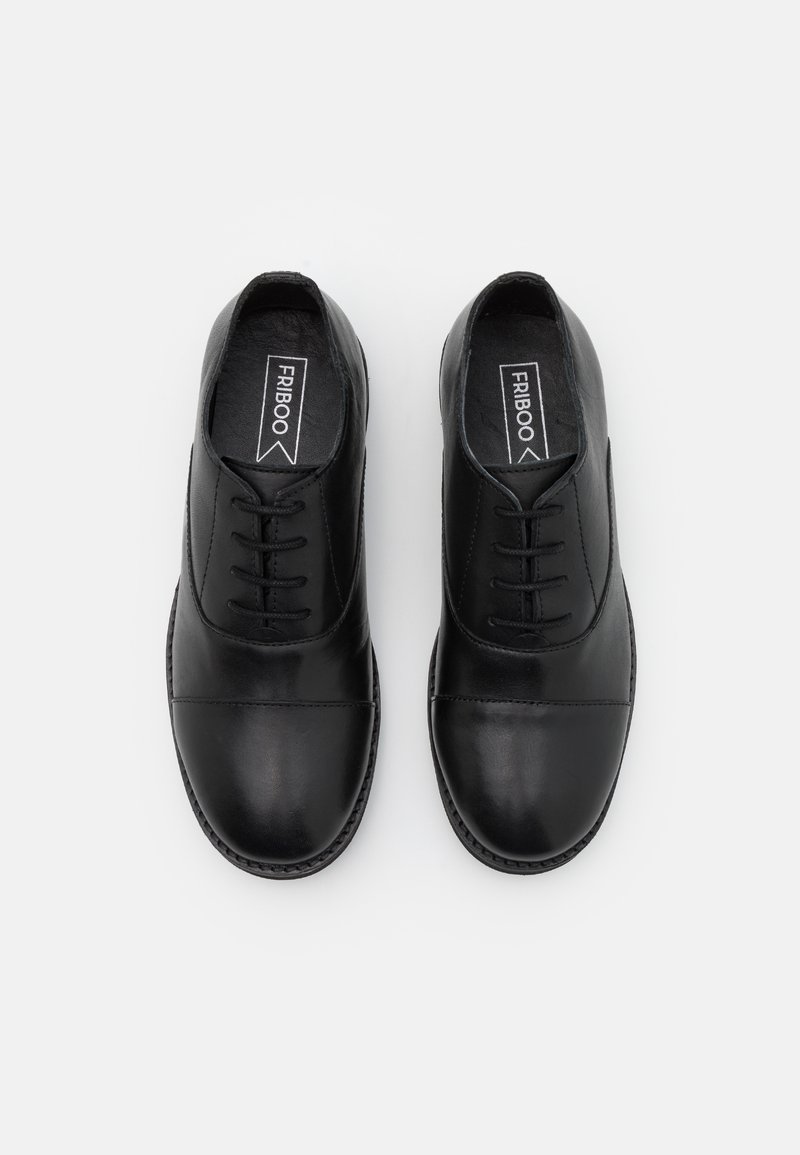 Friboo Friboo LEATHER - Lace-ups - black Versandkostenfrei