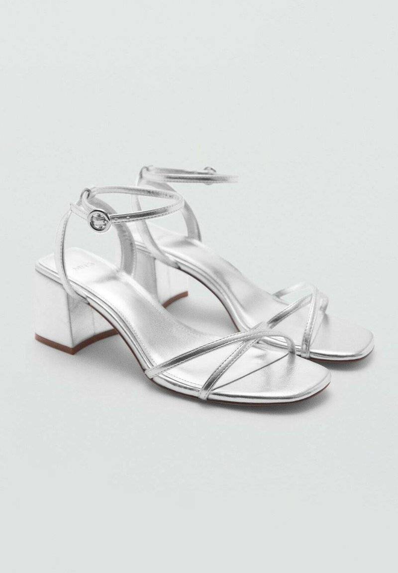 Mango Mango Sandals - plata Cyber Monday