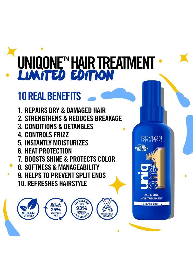 Revlon Professional Revlon Professional UNIQONE LIMITED EDITION RELAXING FRAGRANCE LEAVE-IN PROFESSIONAL MULTI-BENEFIT HAIR TREATMENT - REPAIR, DETANGLE, CONTROL FRIZZ & STYLE - Hair treatment Blitzangebot