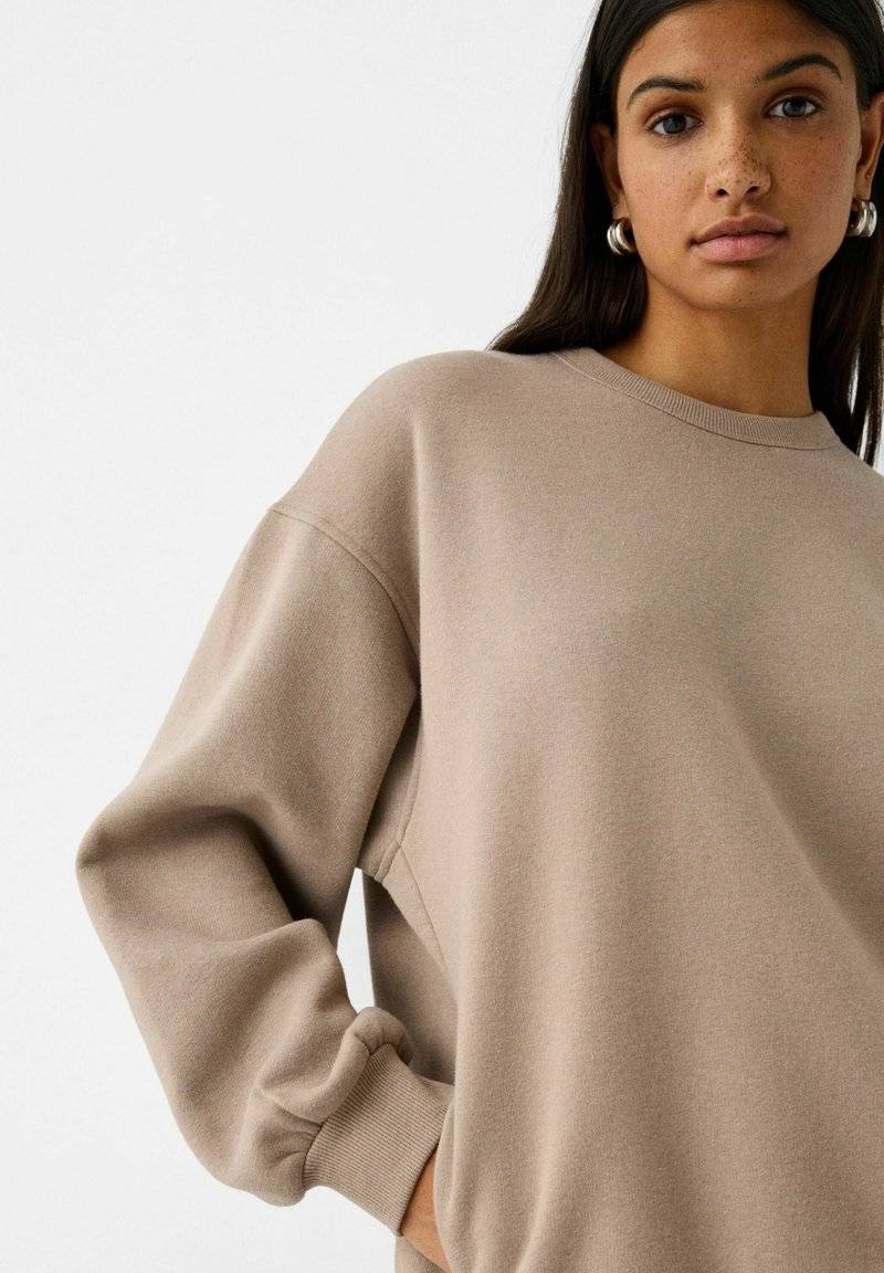 Bershka Bershka Sweatshirt - sand Neueste Stile
