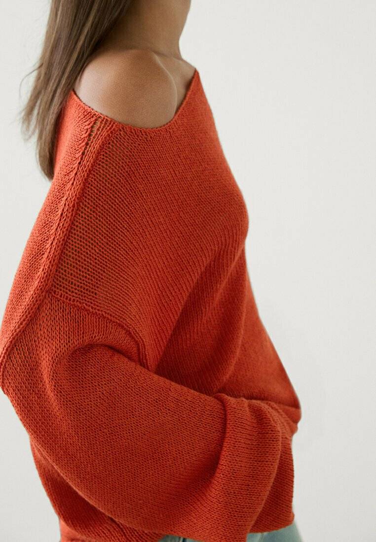 Massimo Dutti Massimo Dutti Jumper - red Letzter Tag
