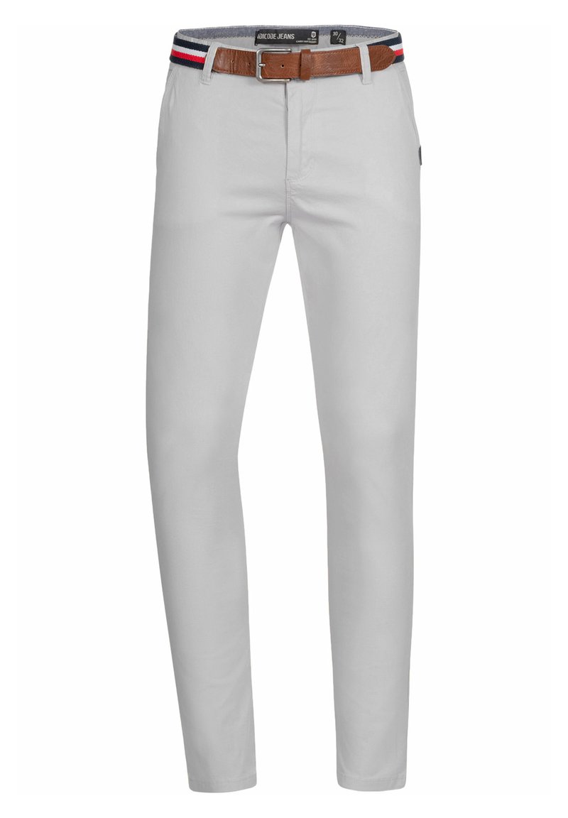INDICODE JEANS INDICODE JEANS CHERRY - Chinos - light grey 50% Rabatt mit kostenlosem Versand